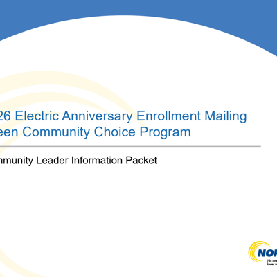 Community Leader Info Packet